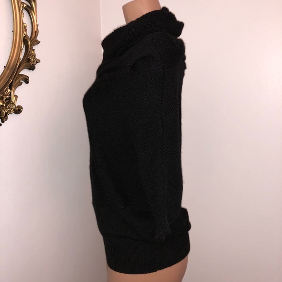 Vince. Cable Knit Black  Sweater Size M - Picture 5 of 7